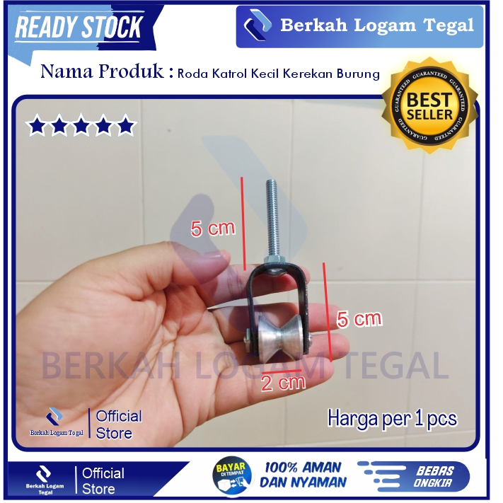 Roda Katrol Kecil Kerekan Burung