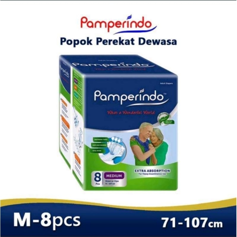 Pamperindo Adult Tape Diapers (12 bag)
