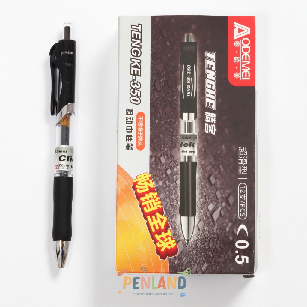 

Pulpen Pen Bolpen Gel Tinta Hitam ADM-350 PL00023 Bisa COD