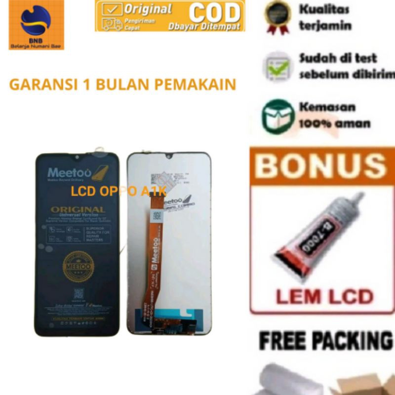 LCD HP OPPO A1K METTO LCD TOUCHSCREEN OPPO A1K/LCD TS REALME C2/REALME СЗ МЕЕТОО ORIGINAL