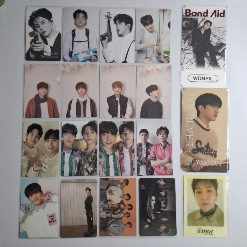 Day6 Sungjin Youngk Wonpil Dowoon Photocard Gravity RTM Fourever TC Halloween Entropy