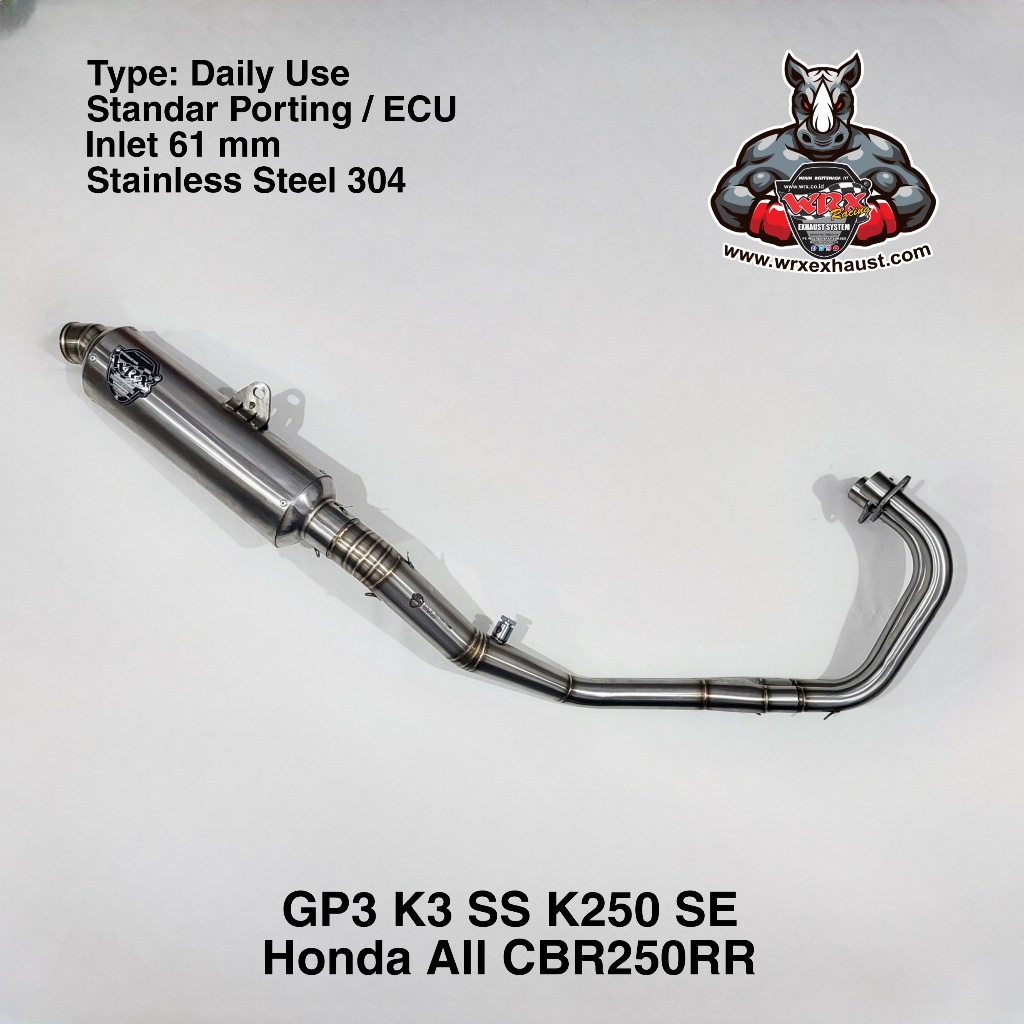 Knalpot WRX Header CBR250RR 61mm