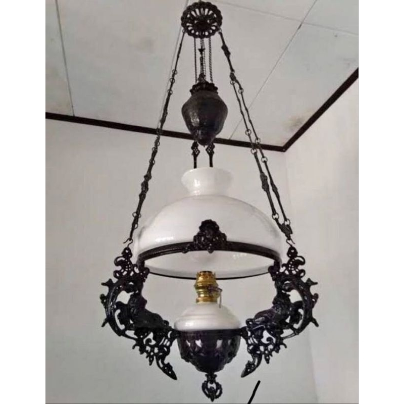 lampu gantung HIAS ANTIK JAWA BETAWI,lampu JOGLO diameter 40cm