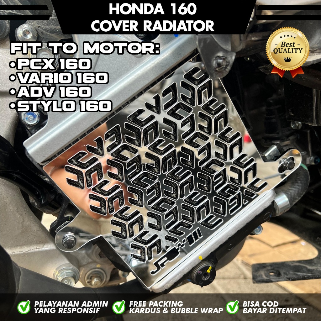 Cover radiator VARIO PCX ADV STYLO Aksesoris Motor Cover Radiator Akrilik 3D