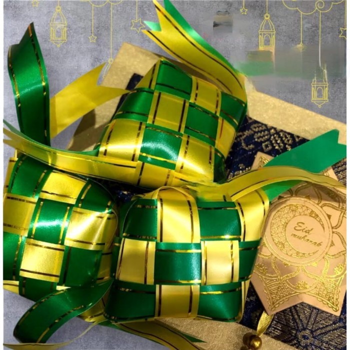 HIASAN KETUPAT IDUL FITRI / HIASAN PARCEL KETUPAT / KETUPAT UKURAN KECIL - SEDANG - BESAR - JUMBO