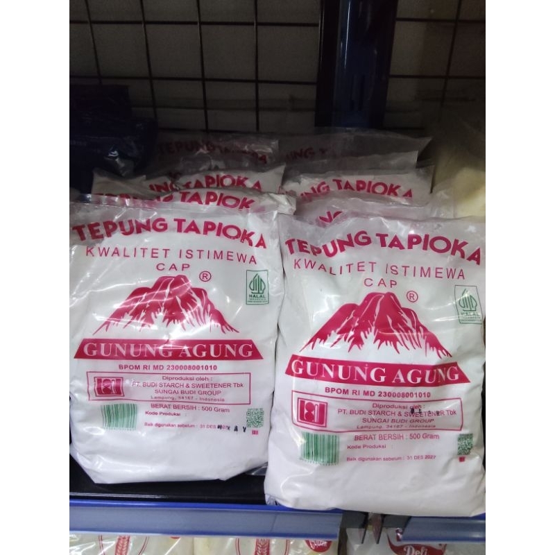

Tepung Tapioka Gunung Agung Dus 20x500GR