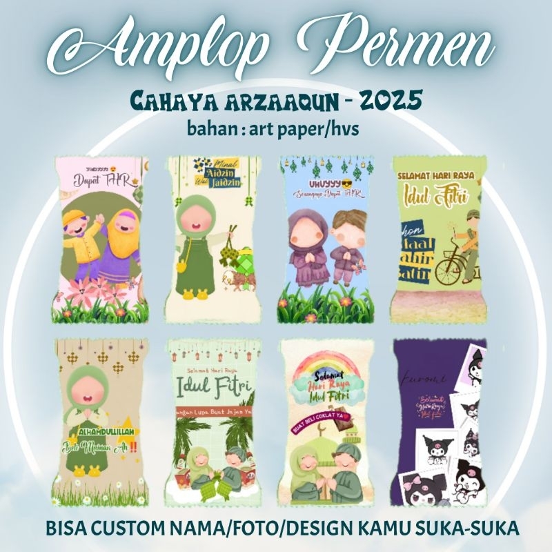 

20RB AN DAPAT 50PCS AMPLOP PERMEN/AMPLOP BENTUK PERMEN UNIK