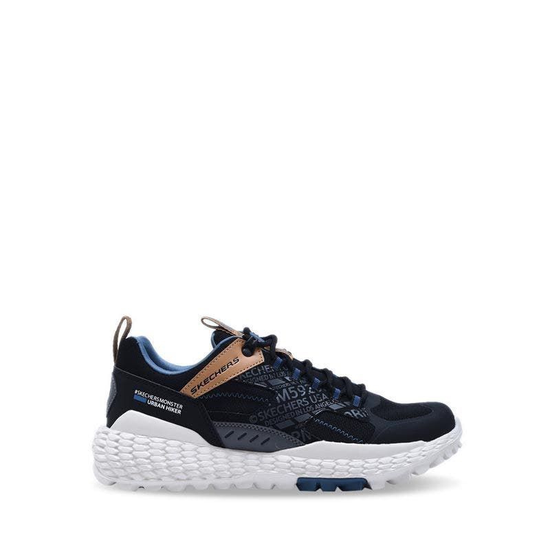 Sepatu Skechers Monster Men's Sneakers Shoes - Black