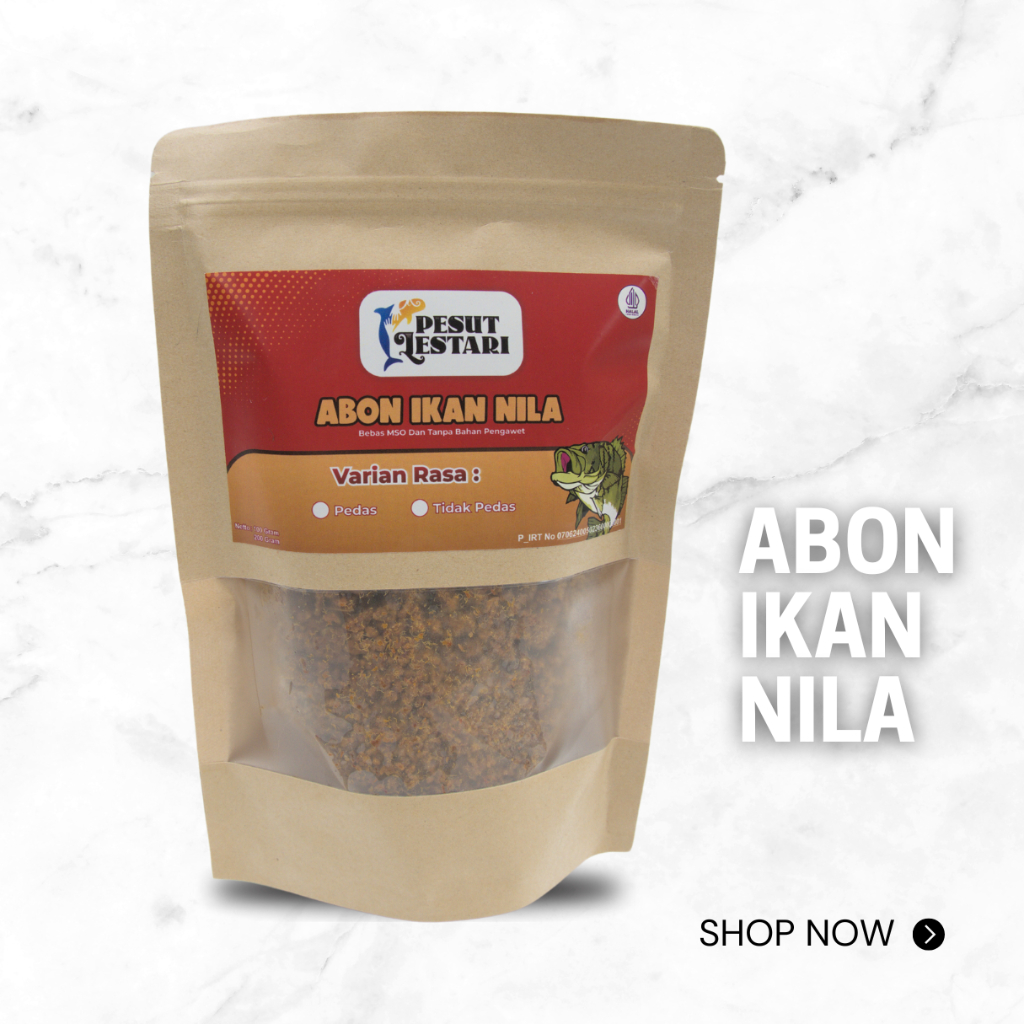 

Abon Ikan Nila - Pesut Lestari