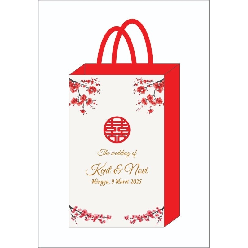 tas souvenir pernikahan tas printing bolak balik souvenir pernikahan custom