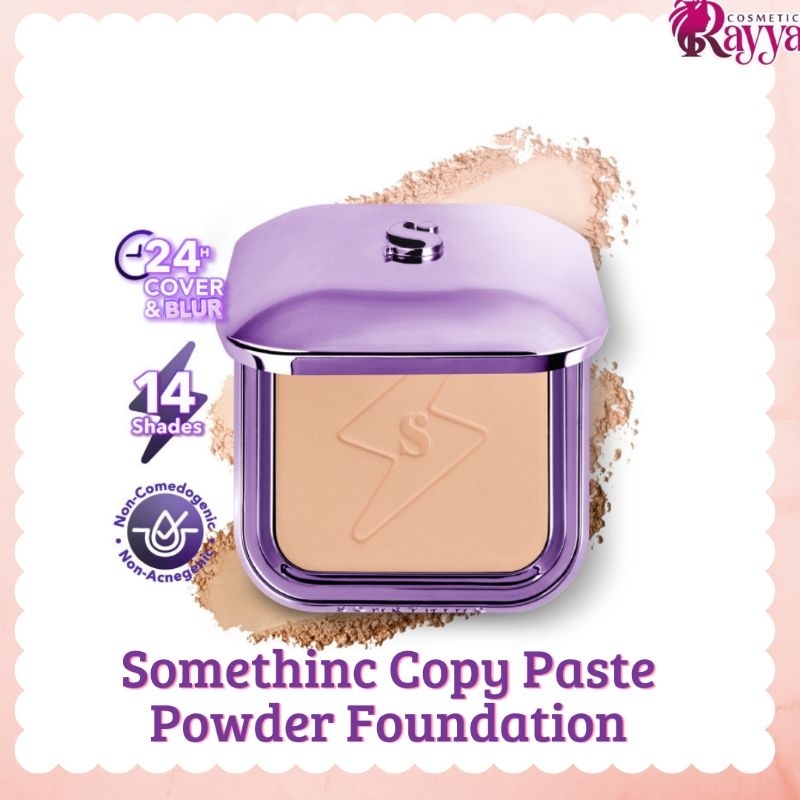 Somethinc Copy Paste Coverblur Powder Foundation | Somethinc Bedak Padat | Somethinc Diskon| Rayya K