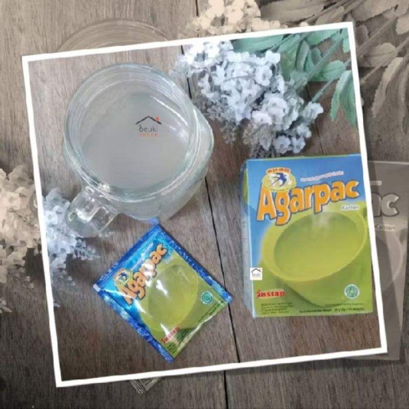 

Agarpac tepung agar-agar instan 20g (10 sachet,2g) riject kardus