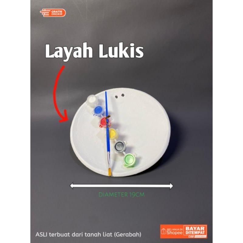 

Media lukis anak anak terbuat dari tanah liat