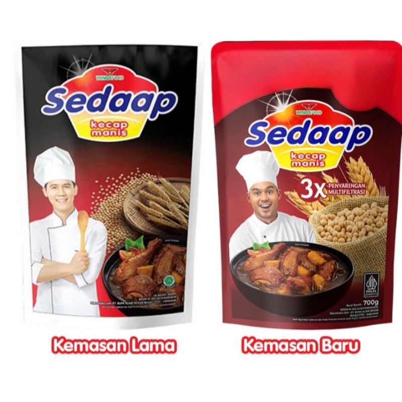 

( 700gr ) Kecap Sedap Kecap Manis Kemasan 700gr/550ml