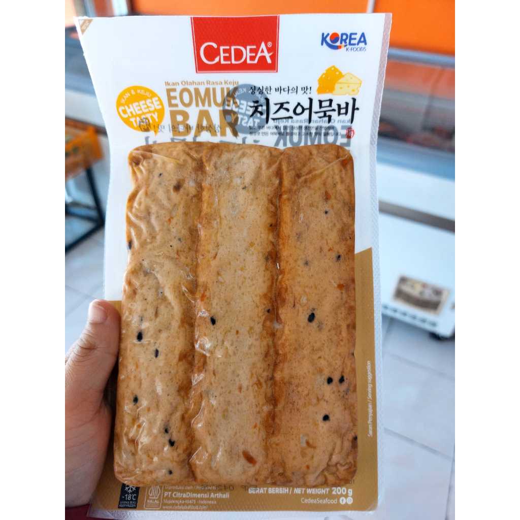 

CEDEA EOMUK BAR ODENG HOTBAR KOREAN FISHCAKE KEMASAN 200GR