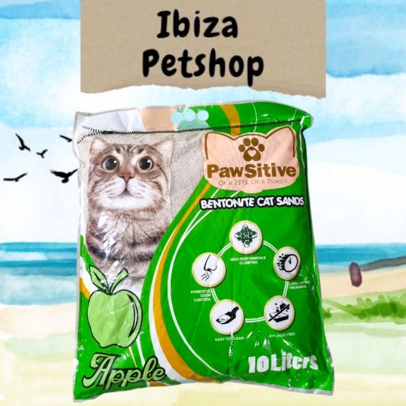 PASIR GUMPAL PAWSITIVE 5.5L 10L PASIR KUCING