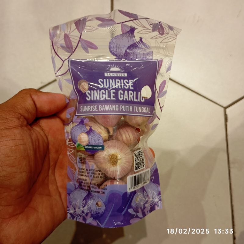 

BAWANG PUTIH TUNGGAL 100GR SINGLE GARLIC