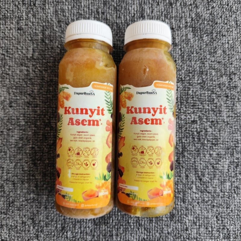 

KUNYIT ASEM | BERAS KENCUR NATURAL 250ml - DAPUR BUNSA