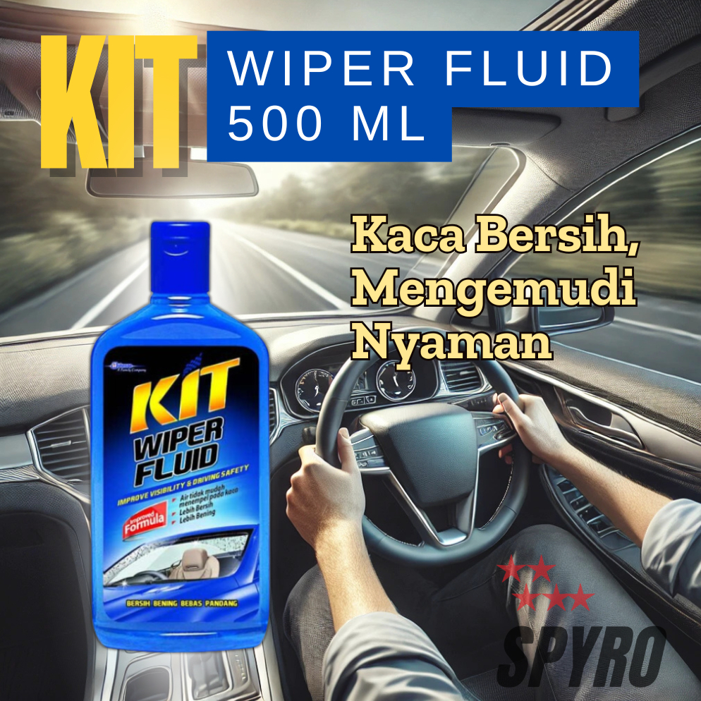 KIt Wiper Fluid 500 ml Air Wiper Kaca Mobil