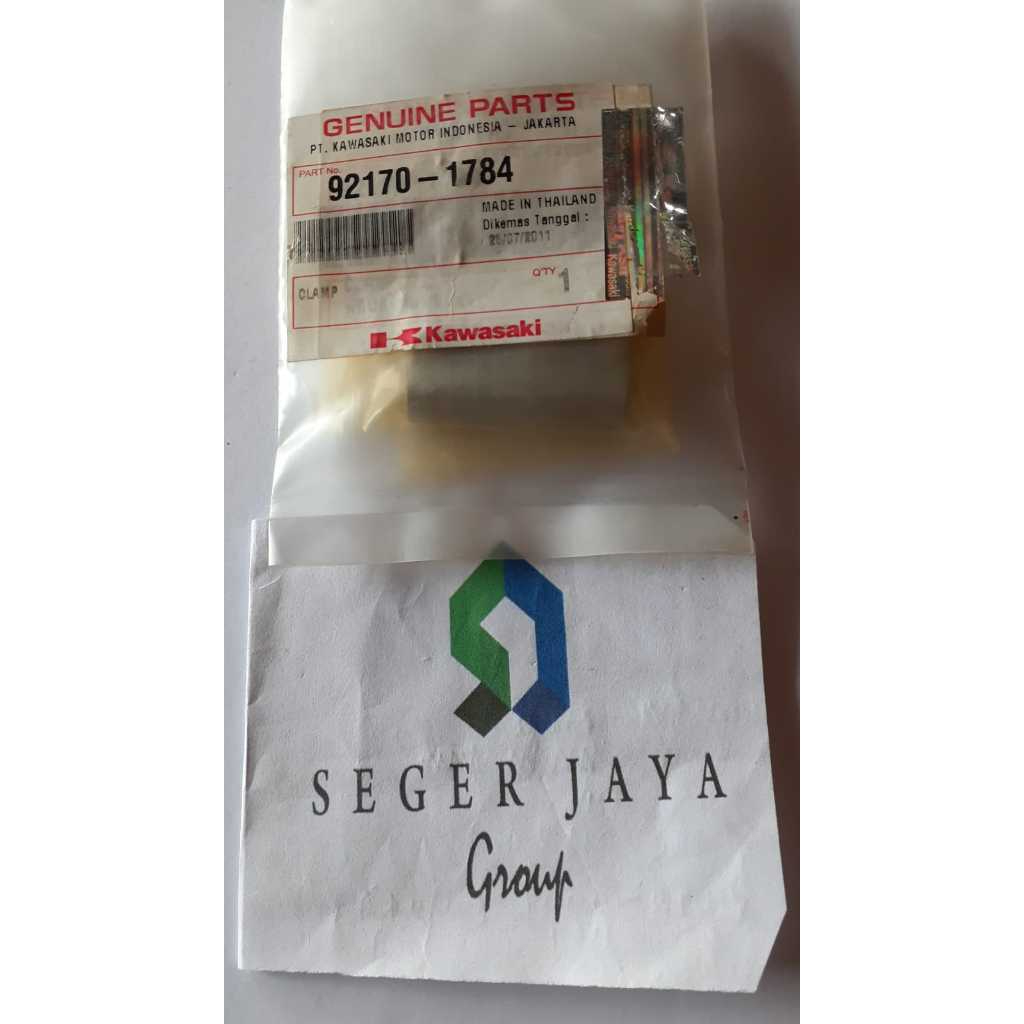 PLAT SAMBUNGAN KLEM FIRING BAWAH//NINJA 150 RR OLD//92170-1784//ORIGINAL KAWASAKI