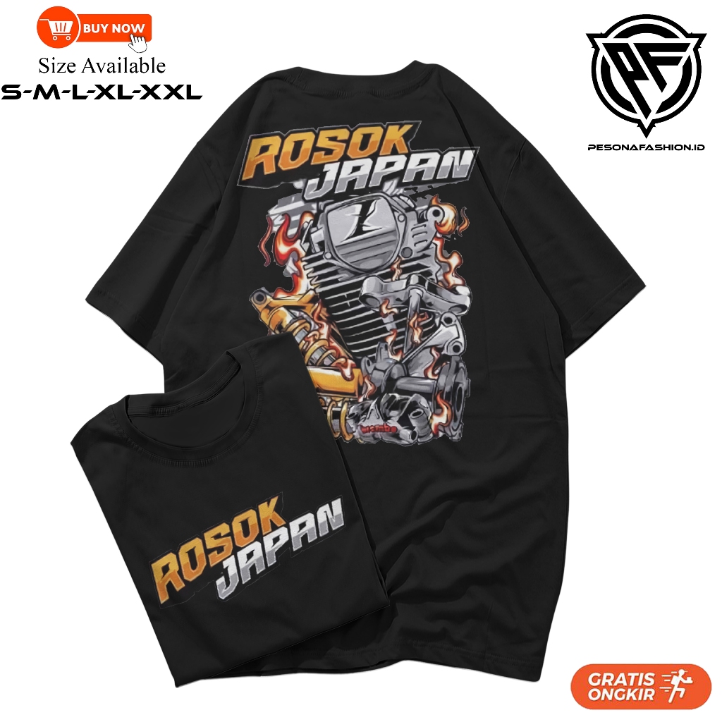 Kaos Rosok Japan Clasicology Kaos Honda Cb Squad Rosok Japan Original CL08