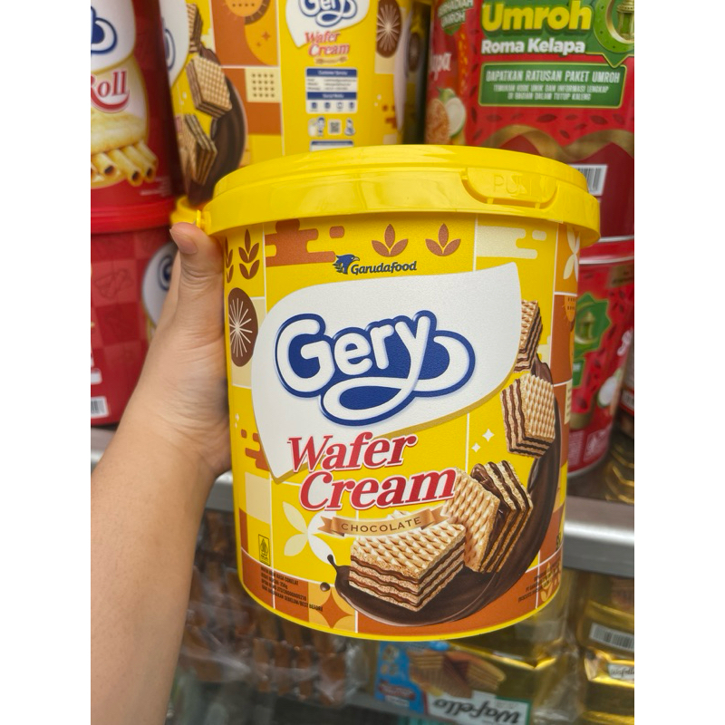 

GERY WAFER CREAM GERY EGG ROLL KAlENG 210/250