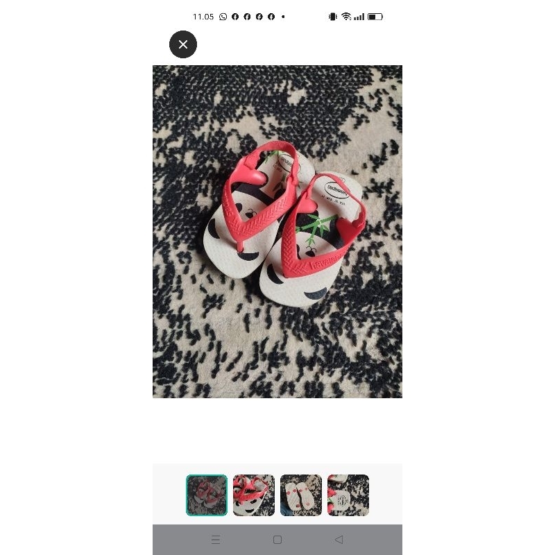 sandal havaianas baby
