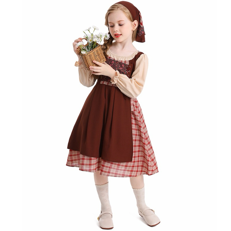 jojokids G-5837 | the little match girl cosplay costume medieval peasant maid | kostum pembantu peta