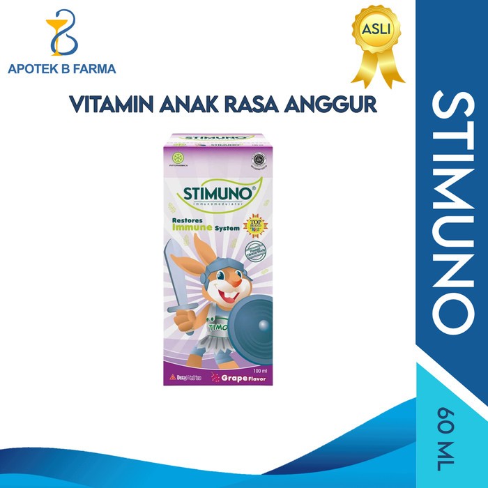 STIMUNO Sirup Vitamin Anak Rasa Anggur 60 ml