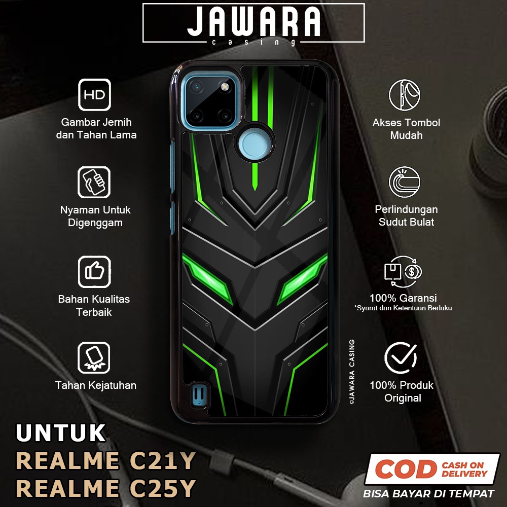 Case Realme C21Y C25Y Casing Realme C21Y C25Y [GLXY] Premium Case Glossy Case Hp Realme Jawara Casin