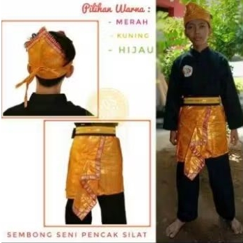 Sembong seni (kostum seni)  pencak silat