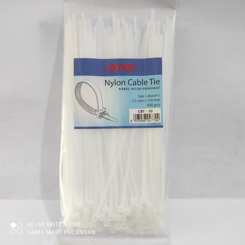 

Joyko nylon cable tie isi 100 kabel tis