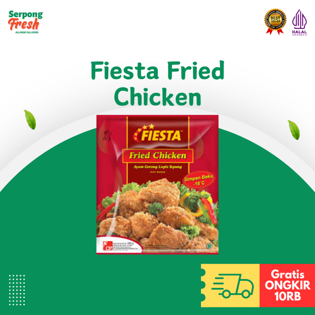 

Fiesta Fried Chicken / Fiesta Ayam Goreng Tepung 500gr