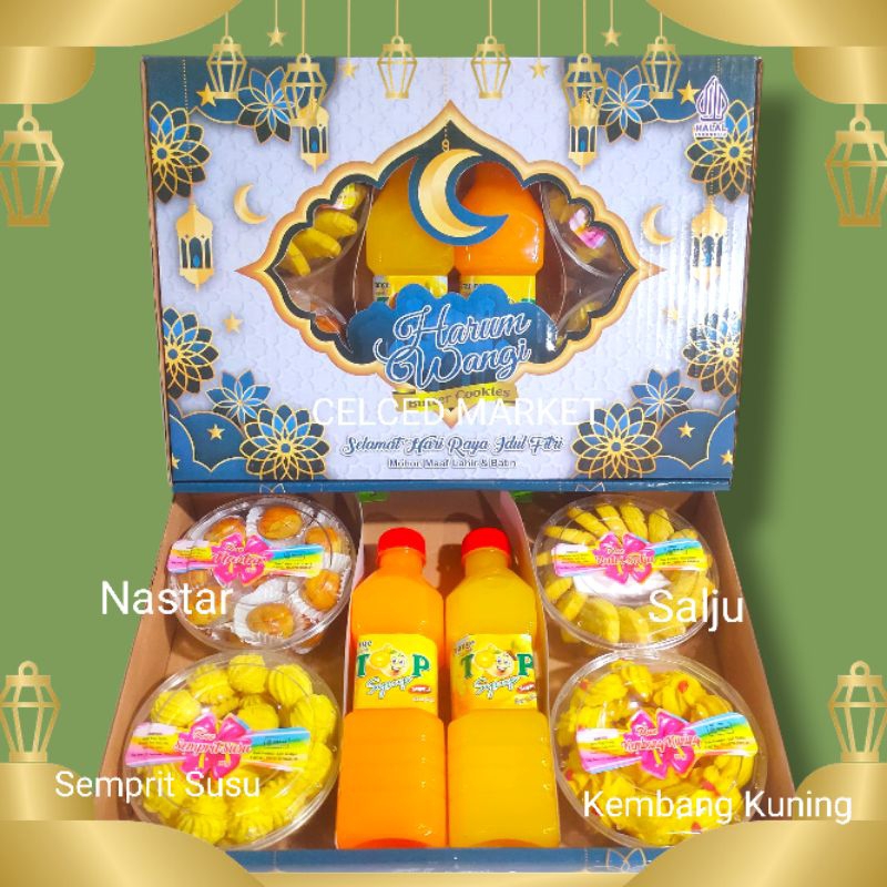 

Kue Kering Lebaran 2025 Paket Sirup HARUM WANGI | Hampers Parcel Kado Gift Ramadhan Idul Fitri