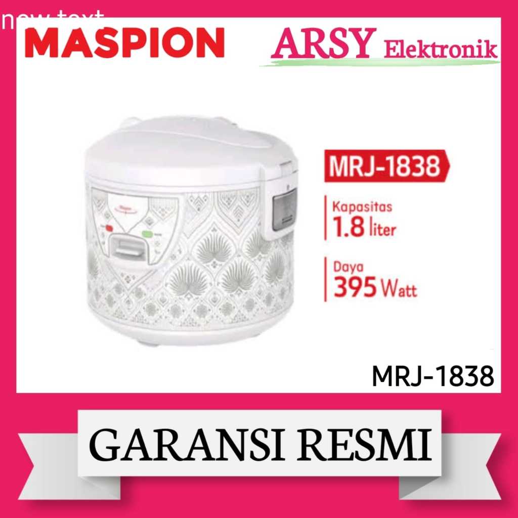 MAGIC COM MASPION MRJ-1838/MASPION MAGIC COM MRJ-1838
