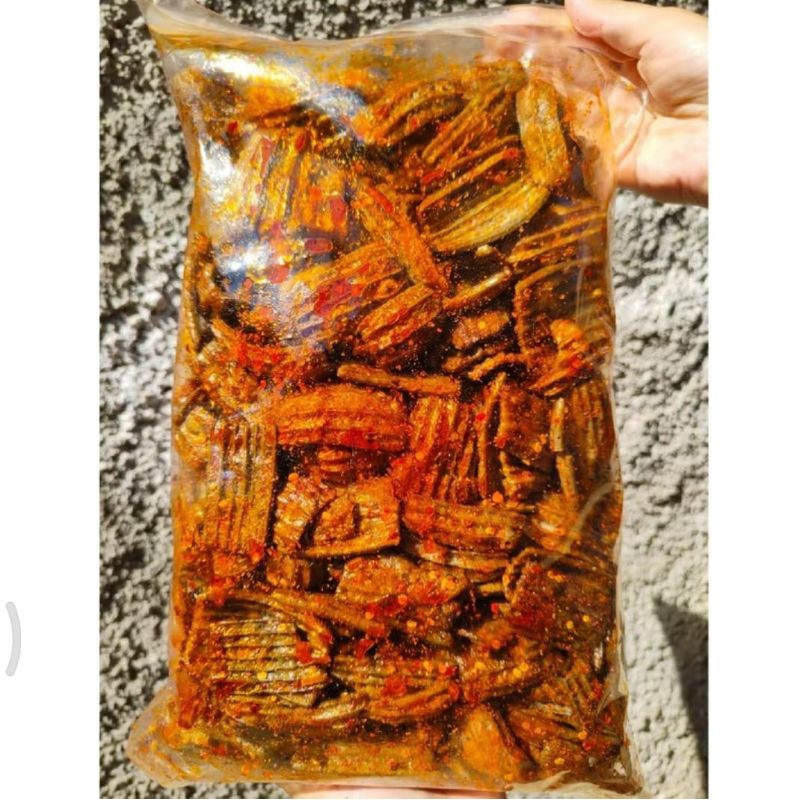 

Kerupuk Jengkol seng Pedas Manis Gurih Daun Jeruk