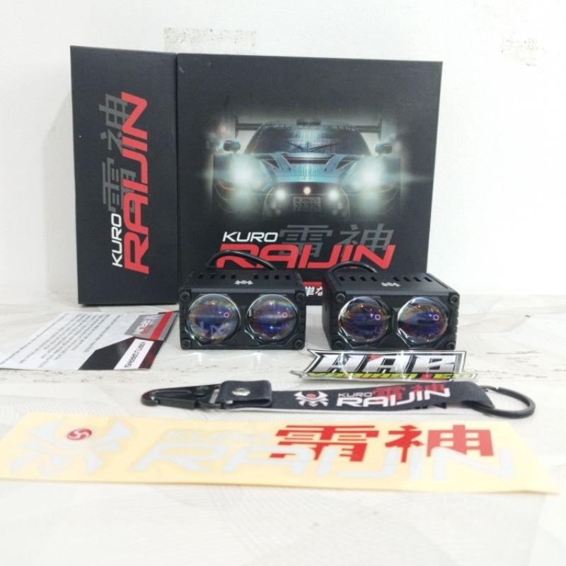 SQL 2 MATA KURO RAIJIN R02 MINI PROJIE 2 MATA PUTIH KUNING & KUNING PUTIH