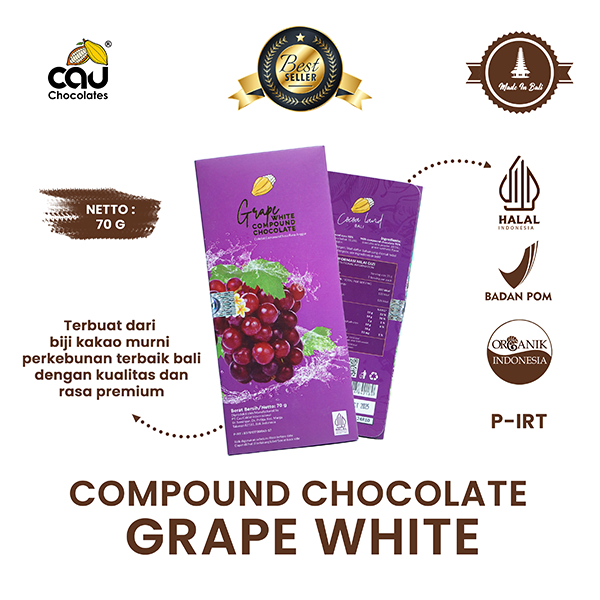 

Cocoa Land - Grape Chocolate Compound - 70 g