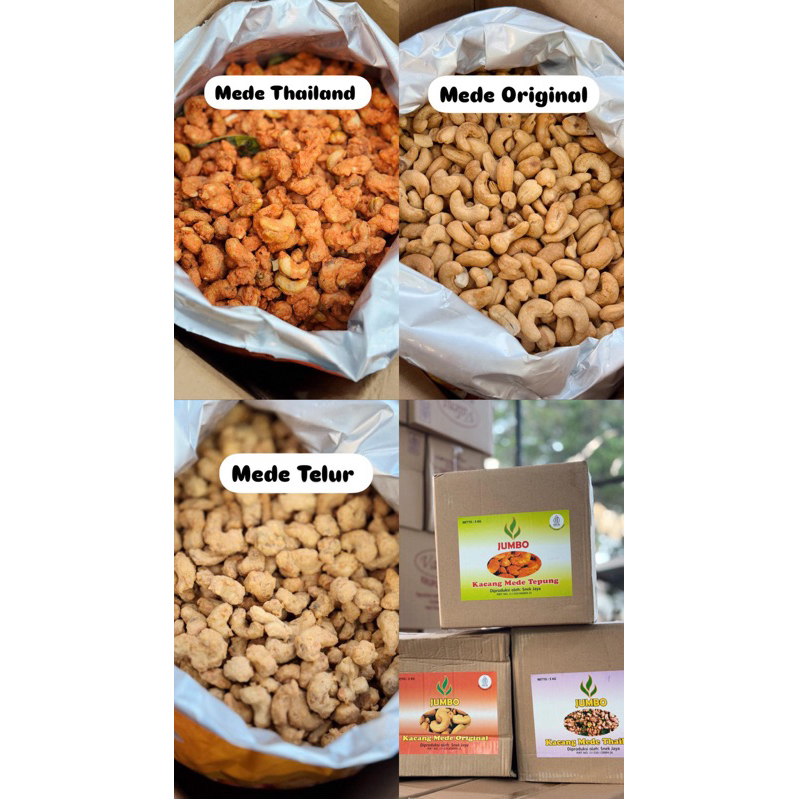 

kacang mede 3 varian