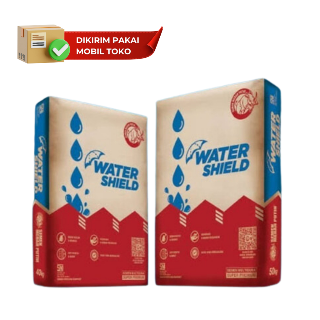 MERAH PUTIH SEMEN WATERSHIELD 40 KG | 200 ZAK