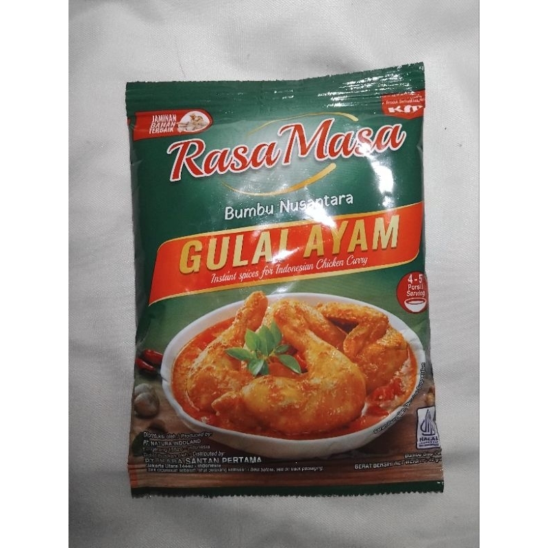 

rasa masa bumbu gulai 40g/bumbu gulai/bumbu gulai ayam