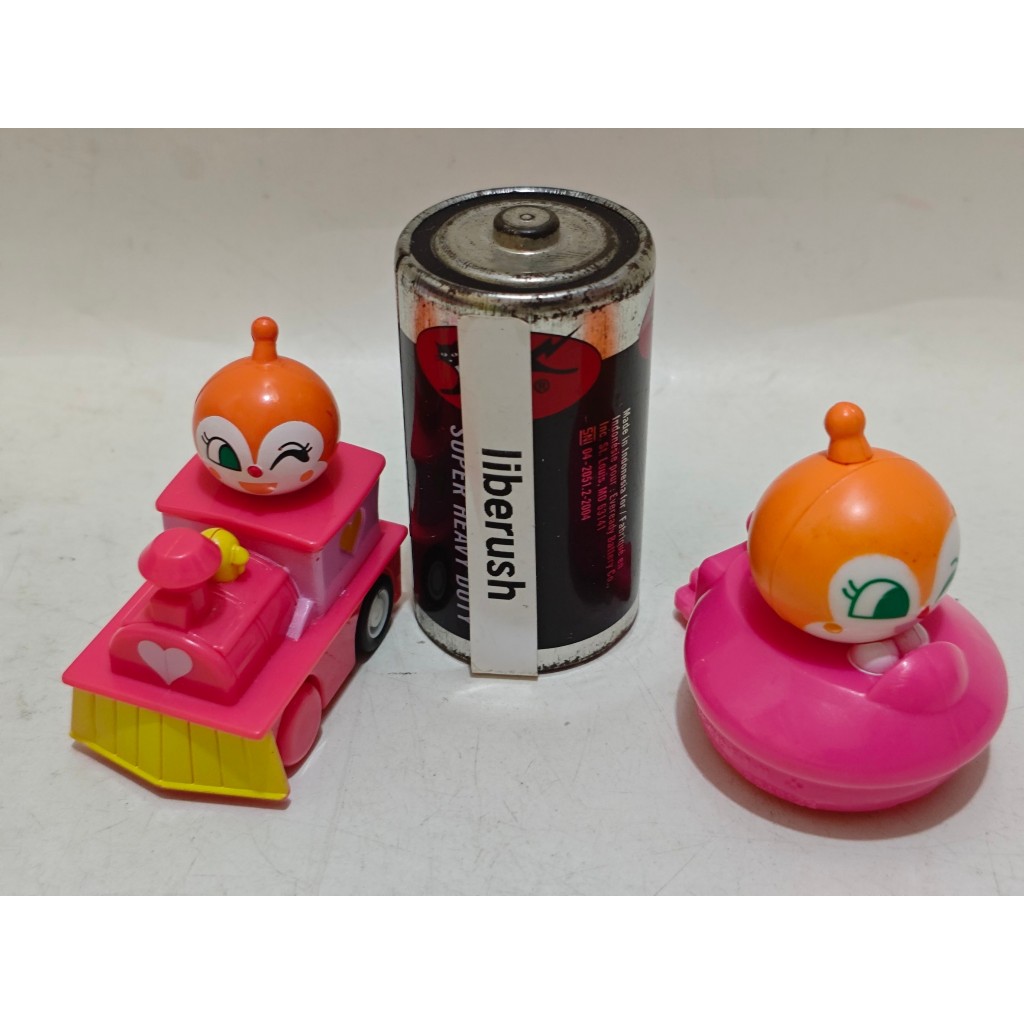 Set anpanman dokinchan train vehicle figure keychain gantungan kunci merchandise