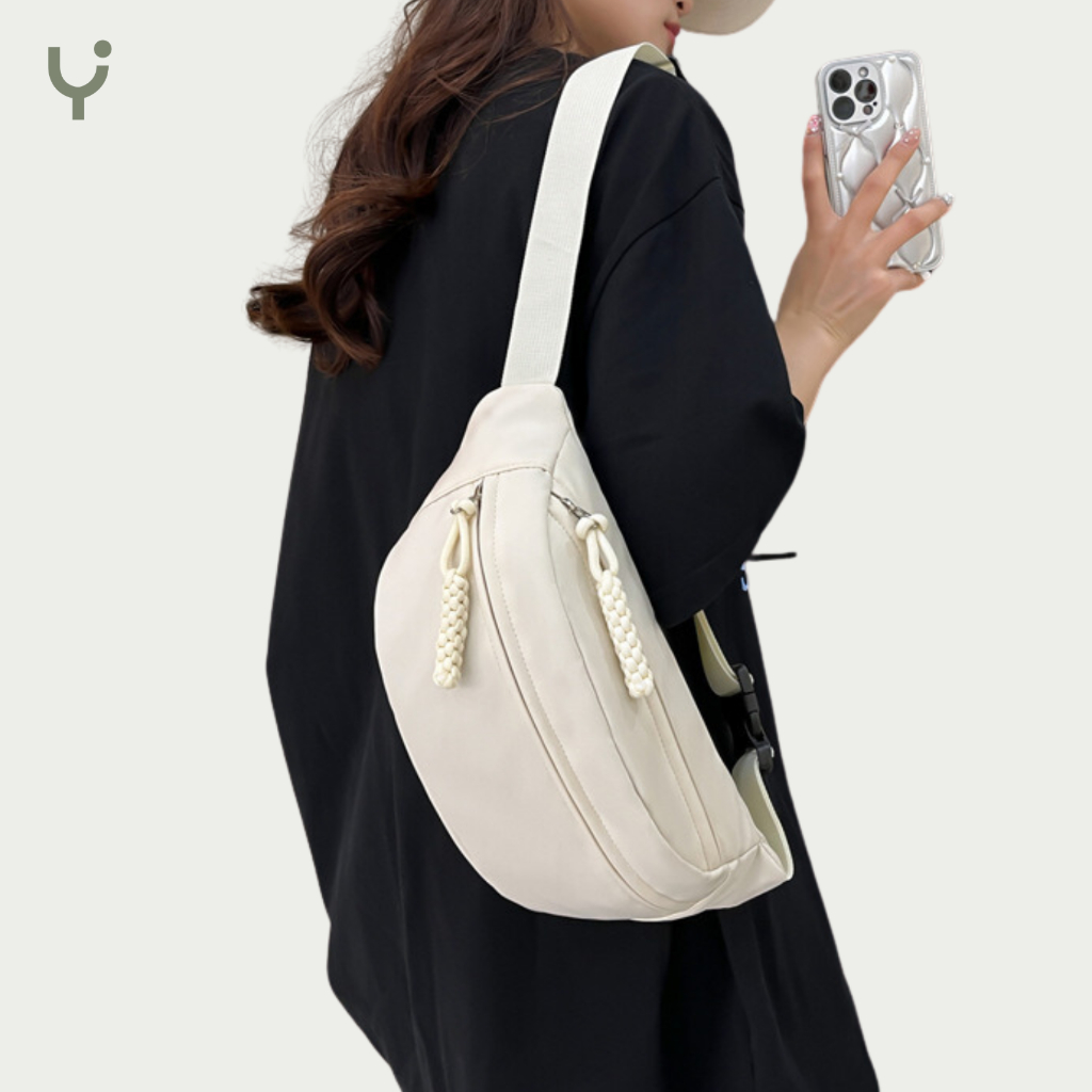 RK YOURA - Tas Pinggang Unisex Pria Wanita / Waist Bag Unisex / Tas Pinggang Waterproof Korea Import