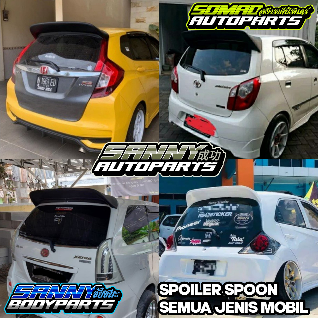 SPOILER SPOON AGYA AYLA SPOILER SPOON BRIO SPOILER SPOON HONDA JAZZ SPOILER SPOON AVANZA SPOILER SPO