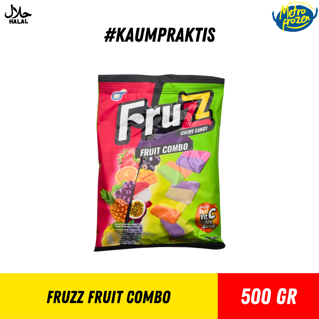 

FRUZZ Fruit Combo 500gr //chewy candy fruit //permen buah