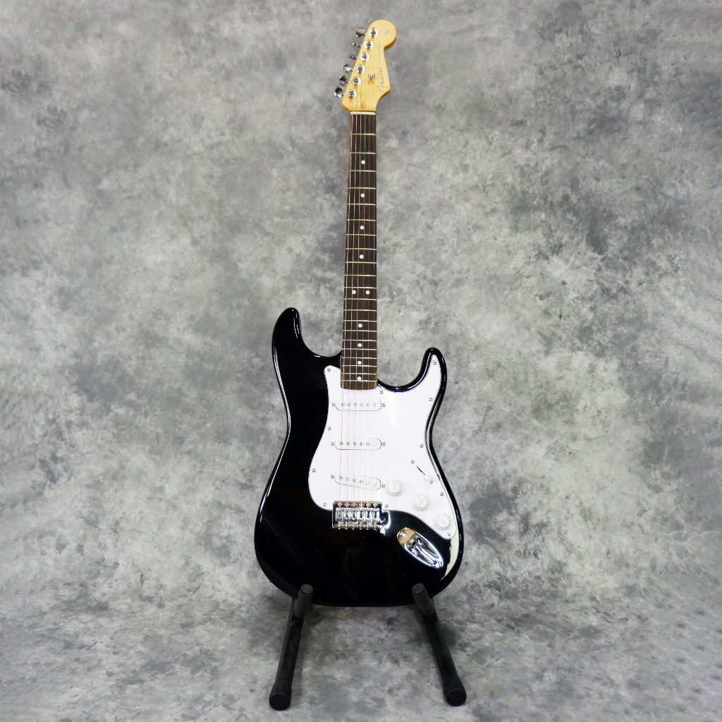 Gitar Listrik Melodi Elektrik Fender Stratocaster Jet Black Hitam Replica Custom