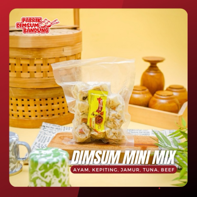 

Dimsum Mini Mix - isi 10 & 25 pcs