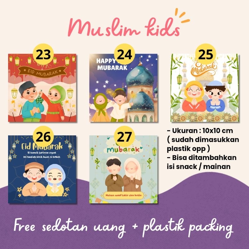 

ANGPAU AMPLOP LEBARAN SEDOTAN BISA DIISI SNACK / ALAS MINI GIFT LEBARAN UNIK MURAH FREE PLASTIK