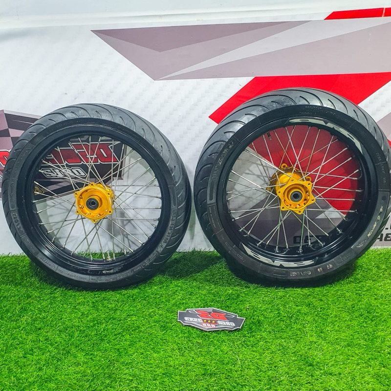 VELG SUPERMOTO KLX 150 WHEELSET DTRACKER KLX