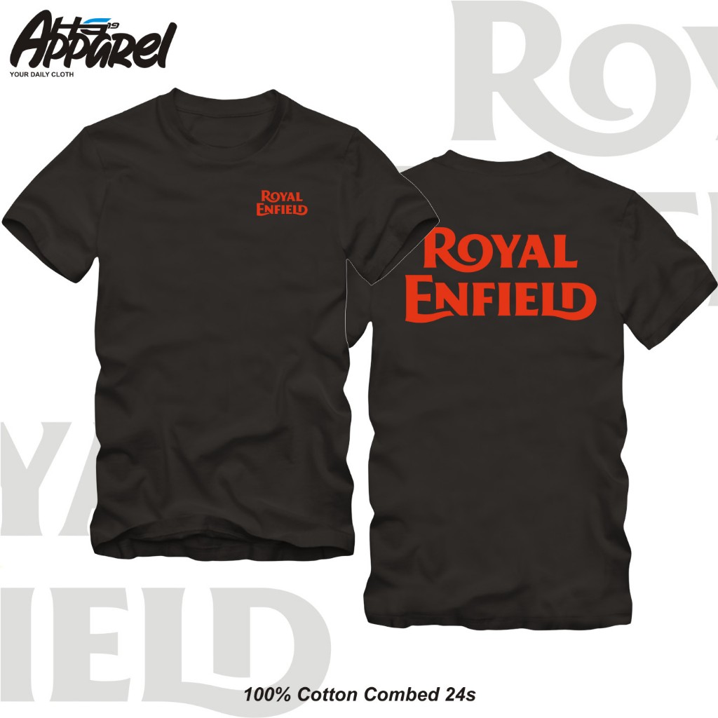 Royal Enfield Red Font Logo T-Shirt